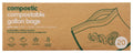 Compostic Compostable Gallon Bags, Case of 6, 20 Count Boxes