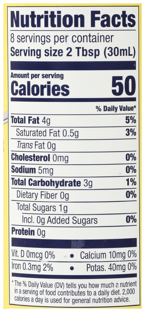 Organicville Organic No Salt Added Italian Vinaigrette Dressing, Case of 6, 8 Fl Oz Bottles