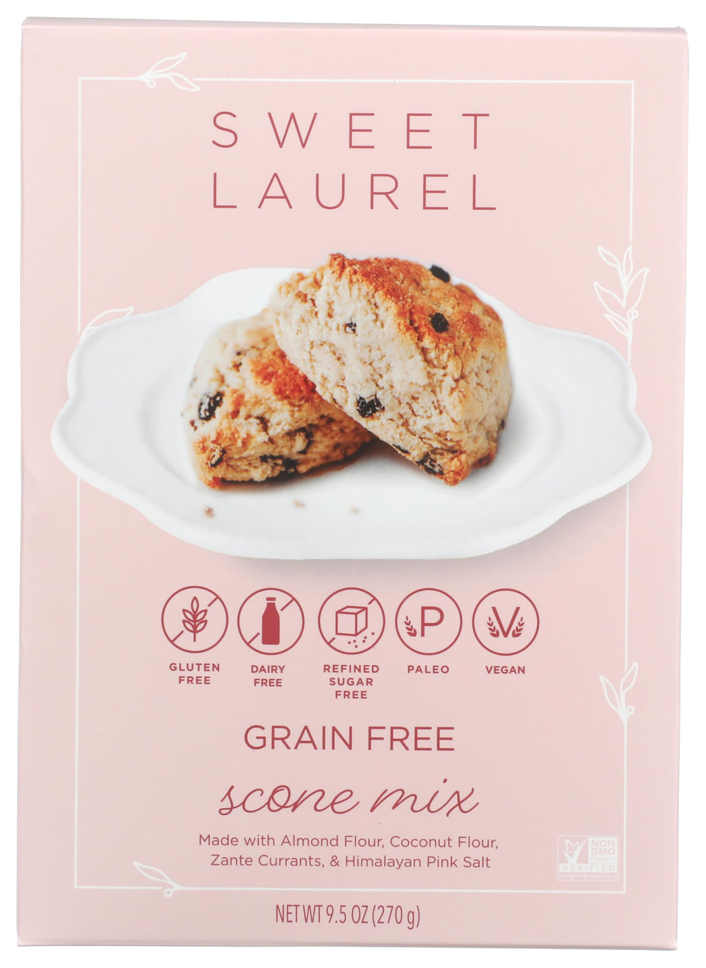 Sweet Laurel Zante Currant Scone Mix, Case of 6, 9.5 Ounce