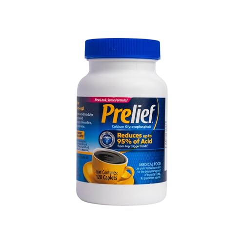 Prelief Acid Reducer Dietary Supplement Caplets, 120 Count