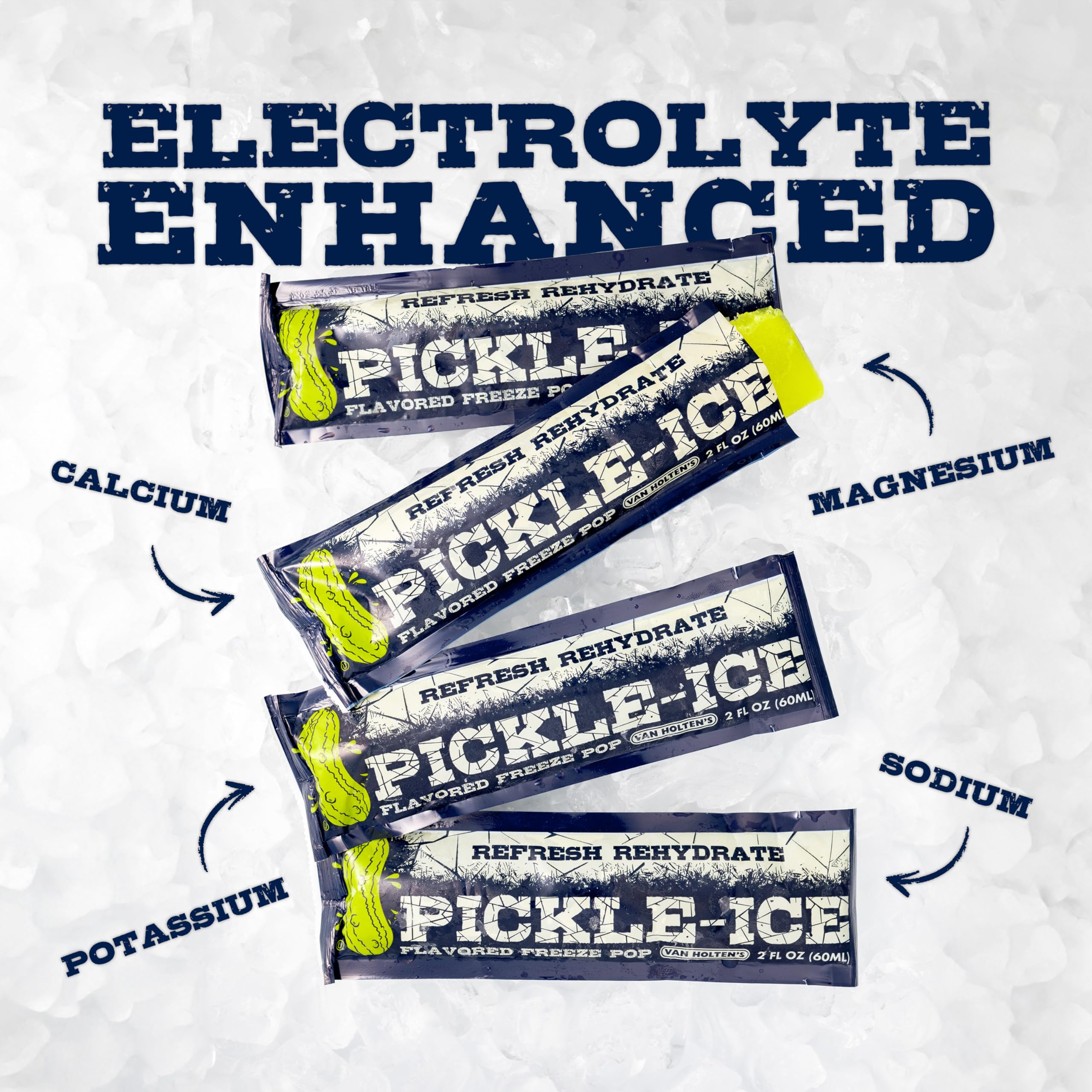 Van Holten's Pickle-Ice Freeze Pops, 24 Count