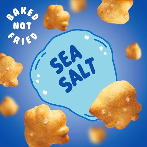 Snack Factory Pop'ums Sea Salt Pretzel Snacks, Case of 12, 9 Oz Bags