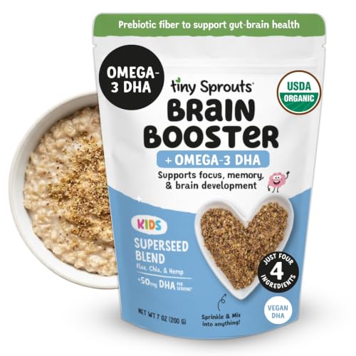 Tiny Sprouts Organic Brain Booster Omega-3 DHA, 7 Ounce
