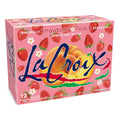 LaCroix Strawberry Peach Sparkling Water, Case of 2, 12 Cans, 12 fl oz Each