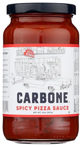 Carbone Spicy Pizza Sauce, Case of 6, 14 Ounce Jars