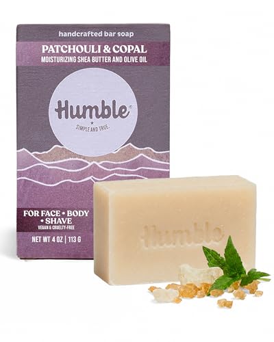 Humble Brands Patchouli Copal Soap Bar, 4 Ounces
