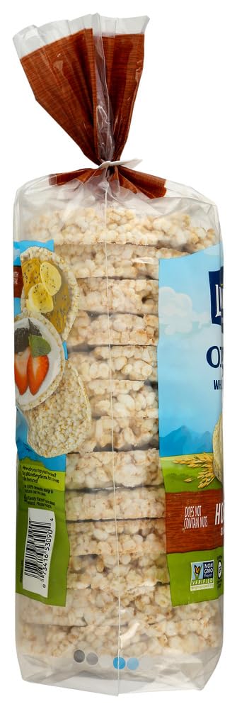 Lundberg Family Farms Organic Honey Nut Rice Cakes, Case of 6, 8.1 Ounces Each