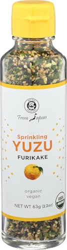 Muso From Japan Organic Yuzu Furikake Sprinkle, Case of 6, 2.2 Ounces Each