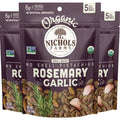 Nichols Farms Organic Rosemary Garlic No Shell Pistachios, Case of 12, 5 Ounce
