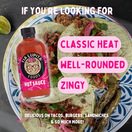 Tia Lupita Hot Sauce, Case of 6, 8 Ounces Each
