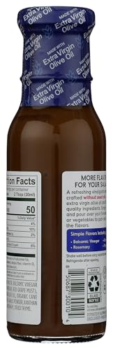 California Olive Ranch Balsamic Vinaigrette Salad Dressing, Case of 6, 8 Fluid Ounces Each