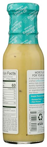 California Olive Ranch Caesar Vinaigrette Salad Dressing, Case of 6, 8 Fluid Ounces Each