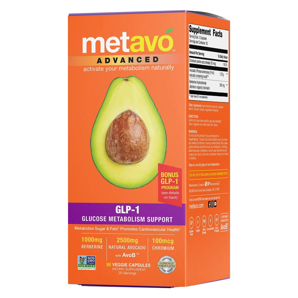 Metavo Glucose Metabolism Supplement, 90 Count