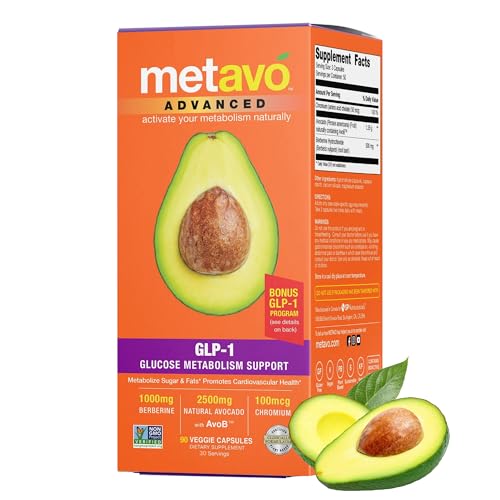 Metavo Glucose Metabolism Supplement, 90 Count