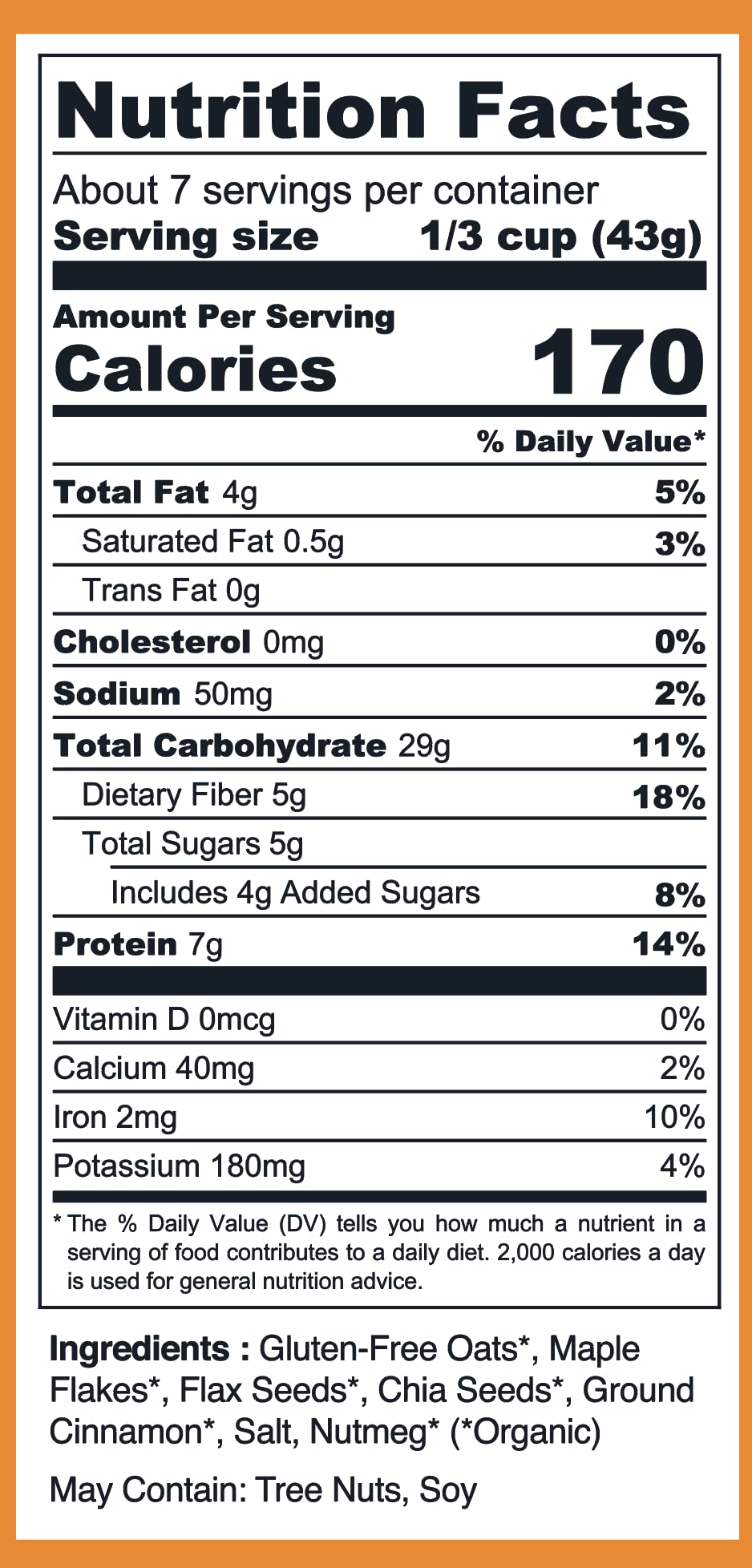 Stoked Oats Mountain Maple Oatmeal, Case of 8, 11.3 oz