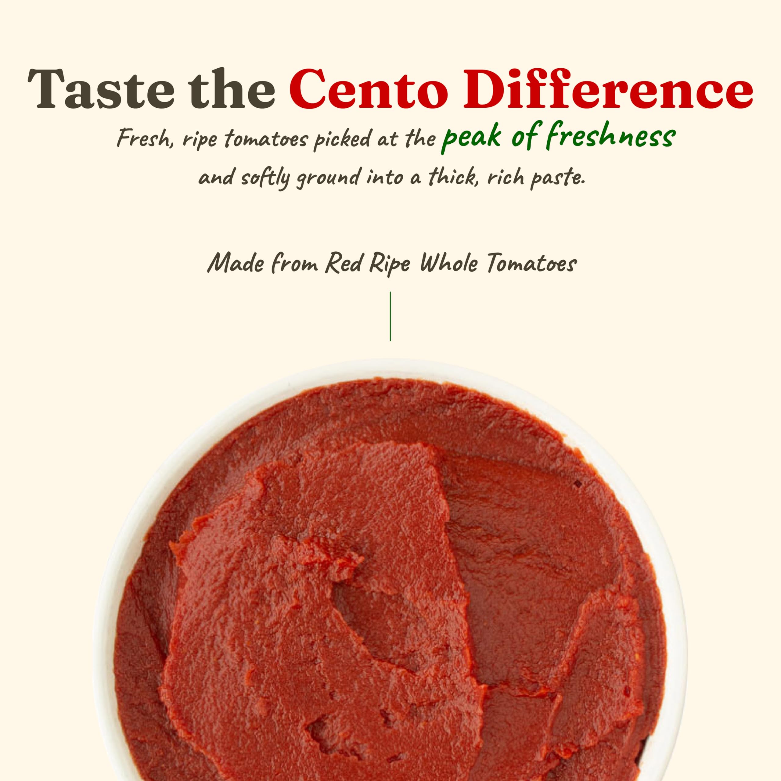 Cento Tomato Paste, Case of 24, 6 oz