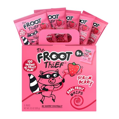 Froot Thief Strawberry Fruit Whip, Case of 8, 5 Count