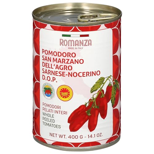 Romanza San Marzano Dell Agro Tomatoes, Case of 12, 14.1 Ounces