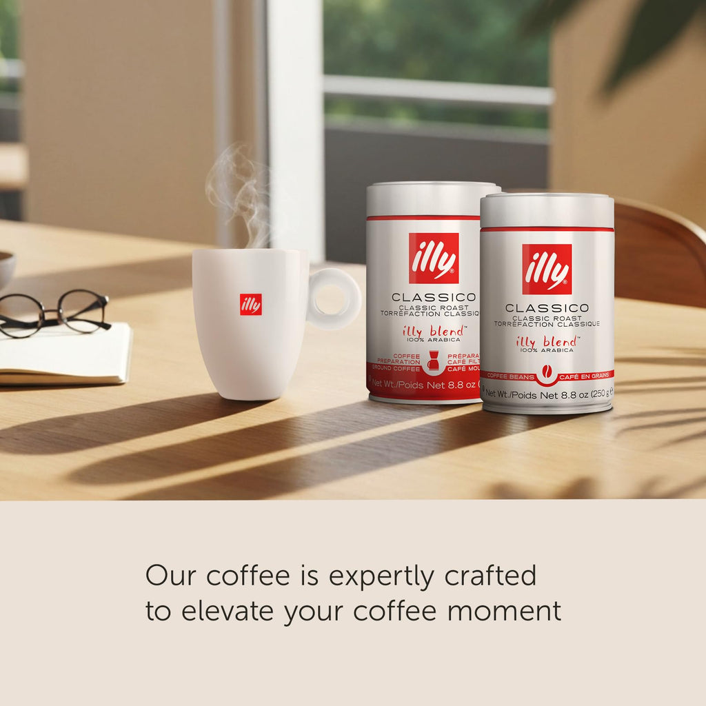 Illy Arabica Selection Brasile Whole Bean Coffee Case of 6, 8.8 Ounce