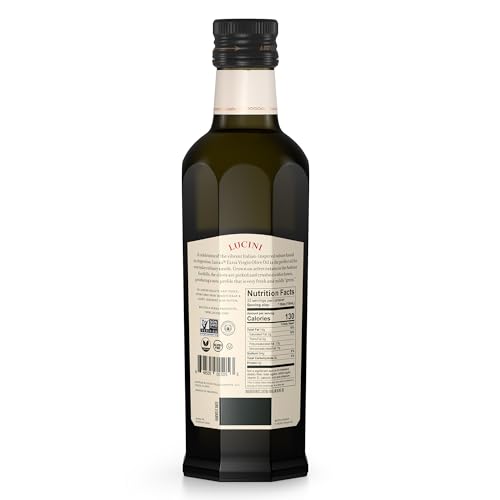 Lucini Italia Everyday Extra Virgin Olive Oil Case of 6, 16.9 Fluid Ounces