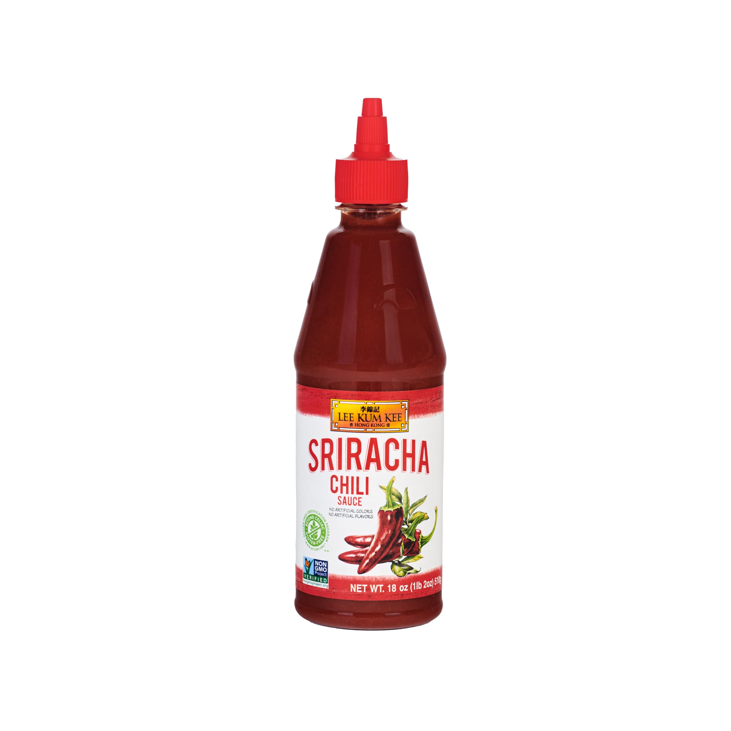 Lee Kum Kee Sriracha Chili Sauce, Case of 6, 18 Ounce Bottles