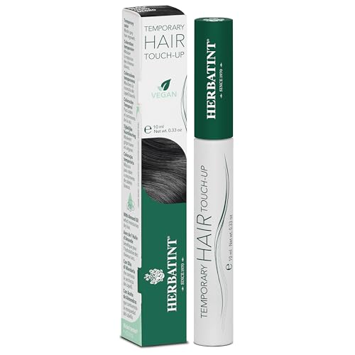 Herbatint Black Temporary Hair Color Touch-Up, Case of 6, 0.33 Ounce Tubes