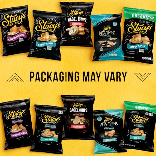 Stacy's Parmesan Garlic and Herb Pita Chips, Case of 6, 16 Ounce Bags