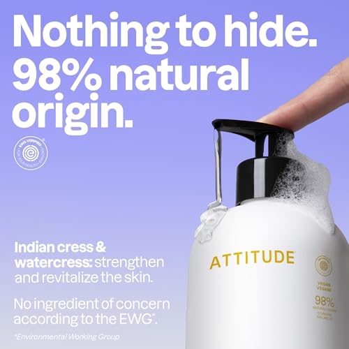 Attitude Super Leaves Earl Grey and Cucumber Hand Soap, 16 Fluid Ounces