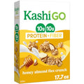 Kashi GO Honey Almond Flax Crunch Protein Cereal, Case of 10, 17.7 Ounce Boxes
