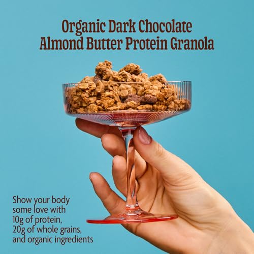 Love Crunch Organic Chocolate Almond Butter Protein Granola, Case of 6, 11 Ounce Pouches