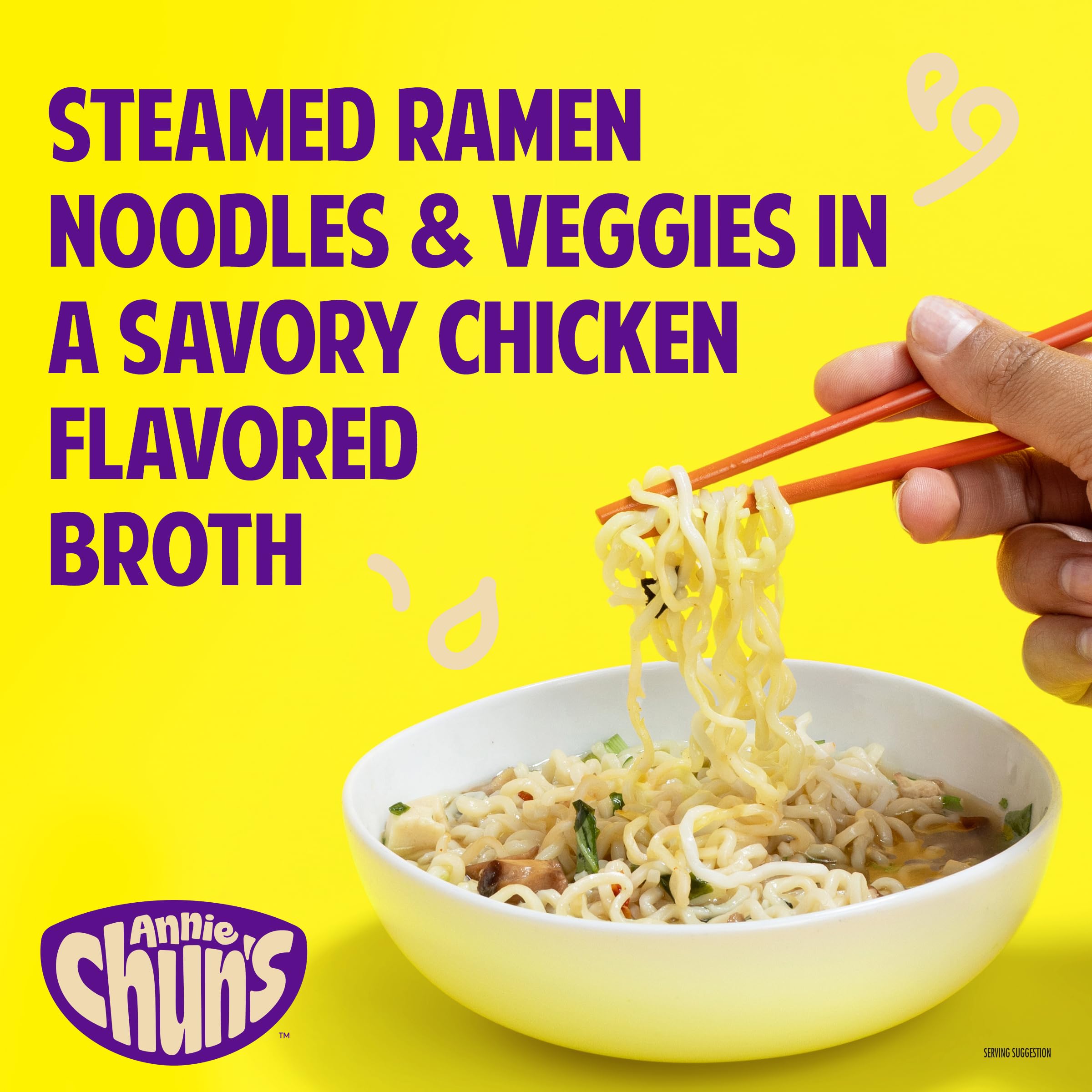 Annie Chun's Shoyu Ramen Soup Bowl, Case of 6, 5.49 oz Bowls
