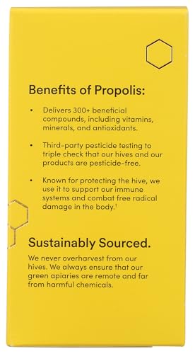 Beekeeper's Naturals Propolis Sinus Support Capsules, 60 Count