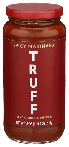 TRUFF Black Truffle Spicy Marinara Pasta Sauce, Case of 6, 18 oz