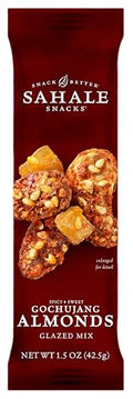 Sahale Snacks Gochujang Almond Glazed Nut Blend, Case of 18, 1.5 oz Bags