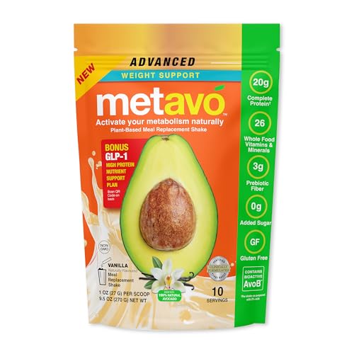 Metavo Vanilla Meal Replacement Shake, 9.5 oz