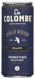 La Colombe Unsweetened Medium Roast Cold Brew Coffee, Case of 12, 9 fl oz Cans