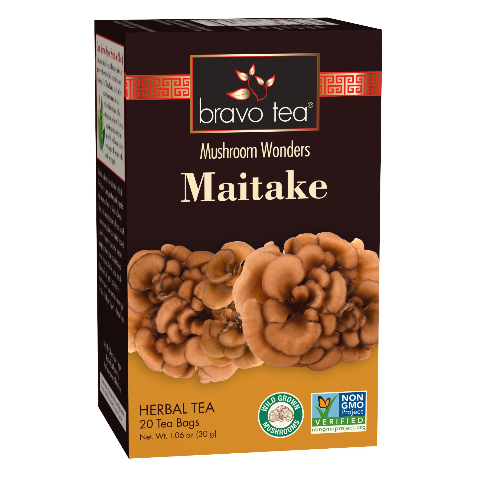 Bravo Tea Maitake Mushroom Tea, 20 Bags