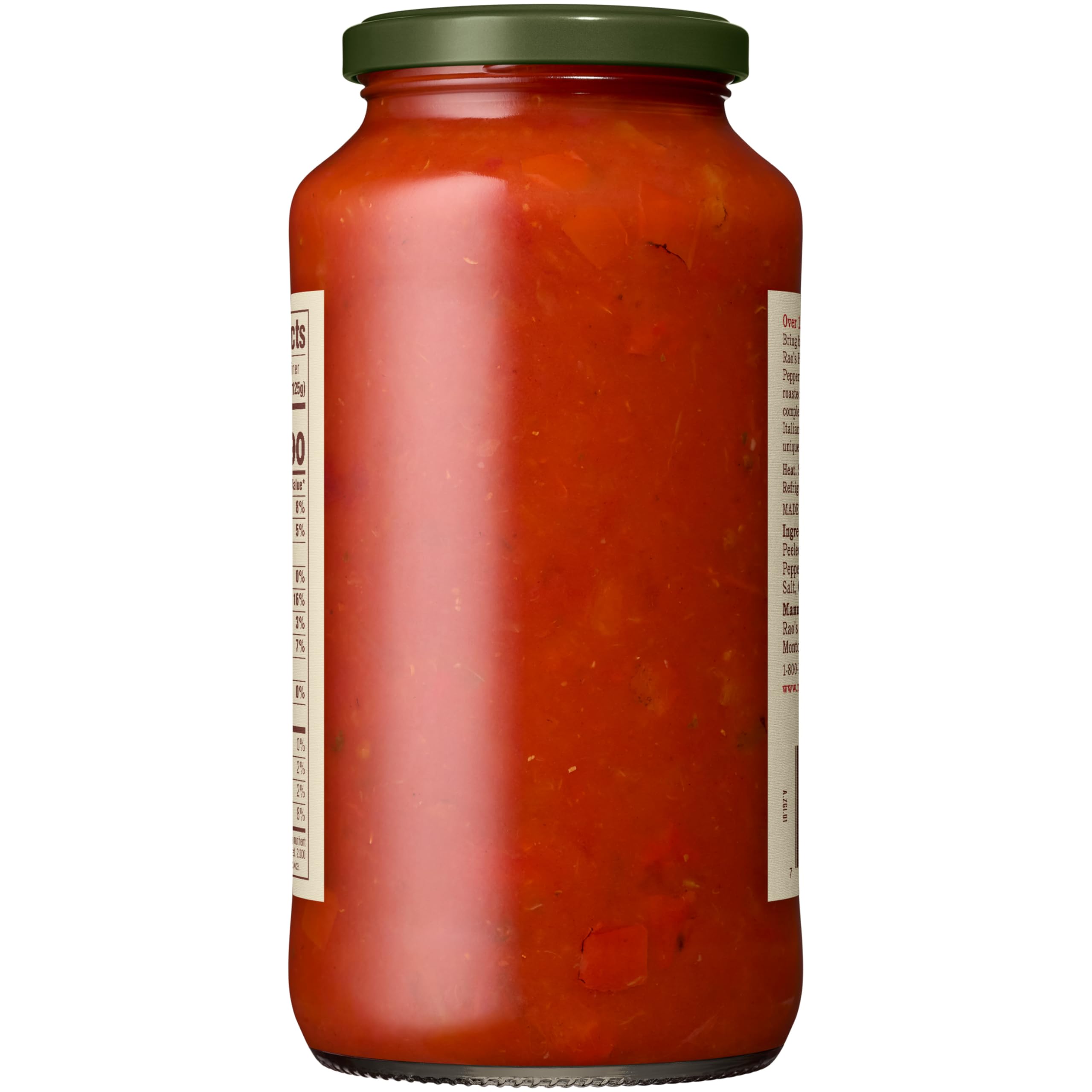 Rao's Homemade Roasted Red Pepper Pasta Sauce, Case of 12, 24 oz