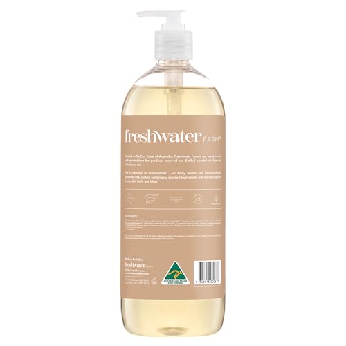 Freshwater Farm Australia Manuka Honey Vanilla Bean Body Wash, Case of 3, 34 fl oz