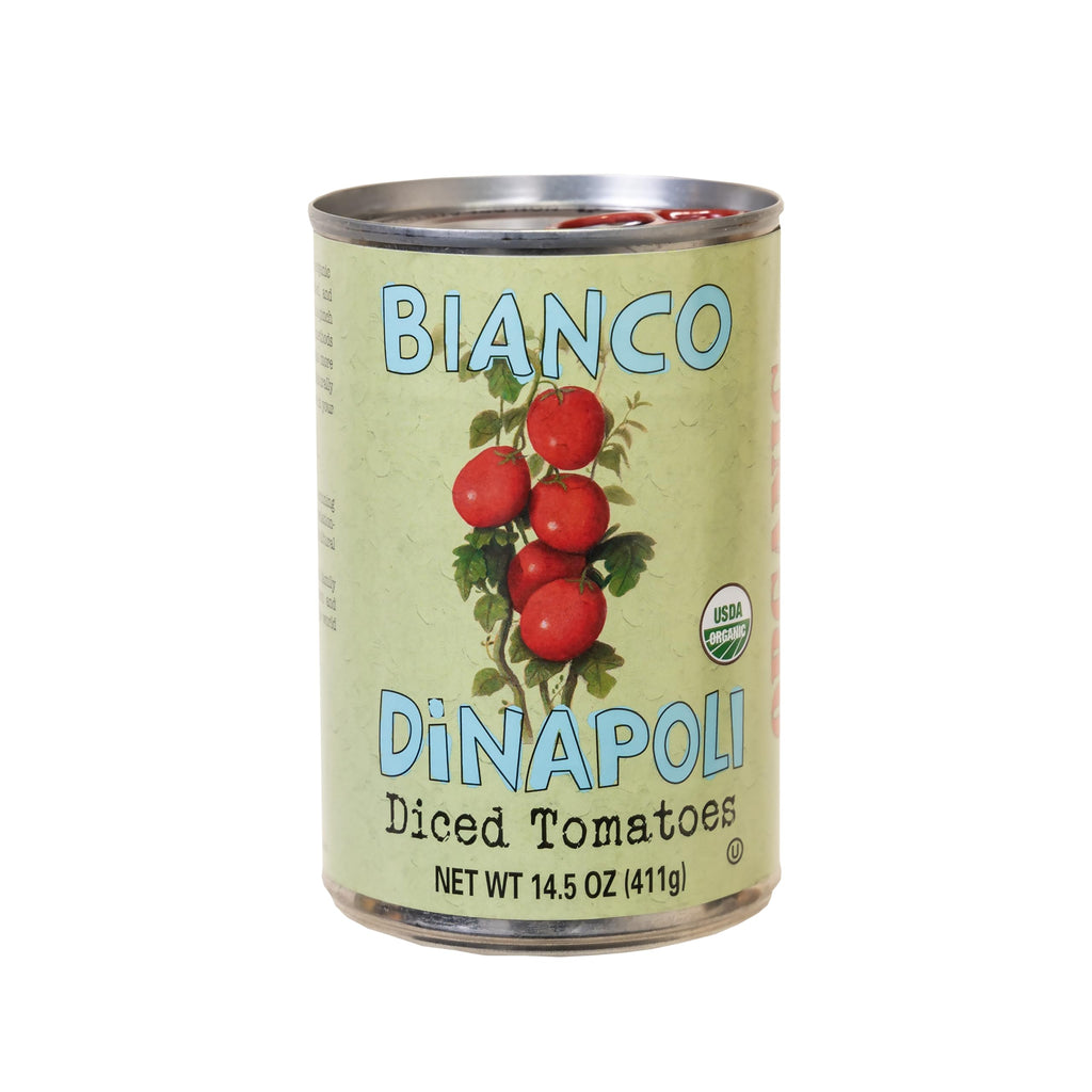 Bianco DiNapoli Organic Diced Tomatoes, Case of 12, 14.5 oz