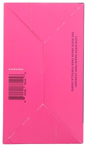 Siete Mini Chocolate Chip Cookies Multipack, Case of 4, 8 Count, 0.67 oz Packs