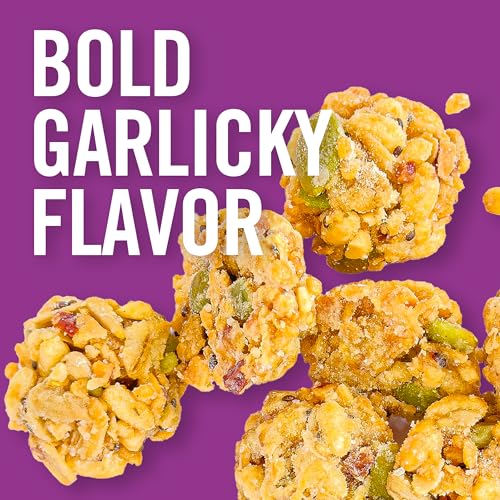 Dave's Killer Bread Organic Toasted Garlic Snack Bites, Case of 6, 7.2 oz
