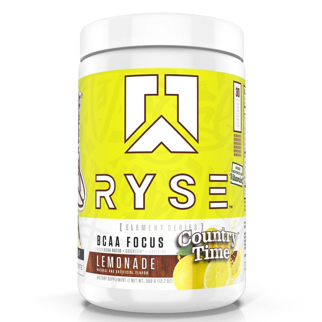 RYSE BCAA Focus Country Time Lemonade, 12.7 oz