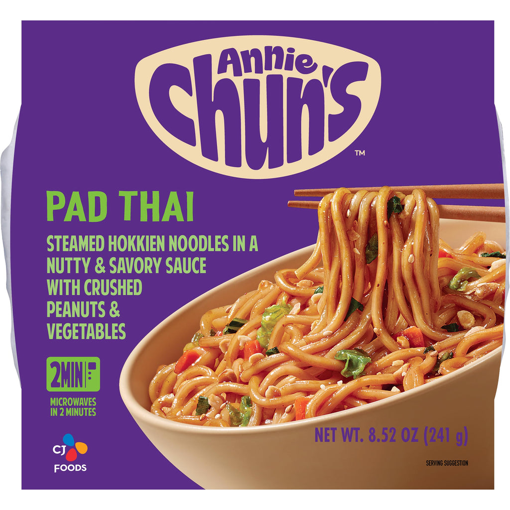 Annie Chun's Pad Thai Noodle Bowl, Case of 6, 8.52 oz Each