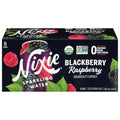 Nixie Organic Blackberry Raspberry Sparkling Water, Case of 3, 8-Pack 12 fl oz Cans