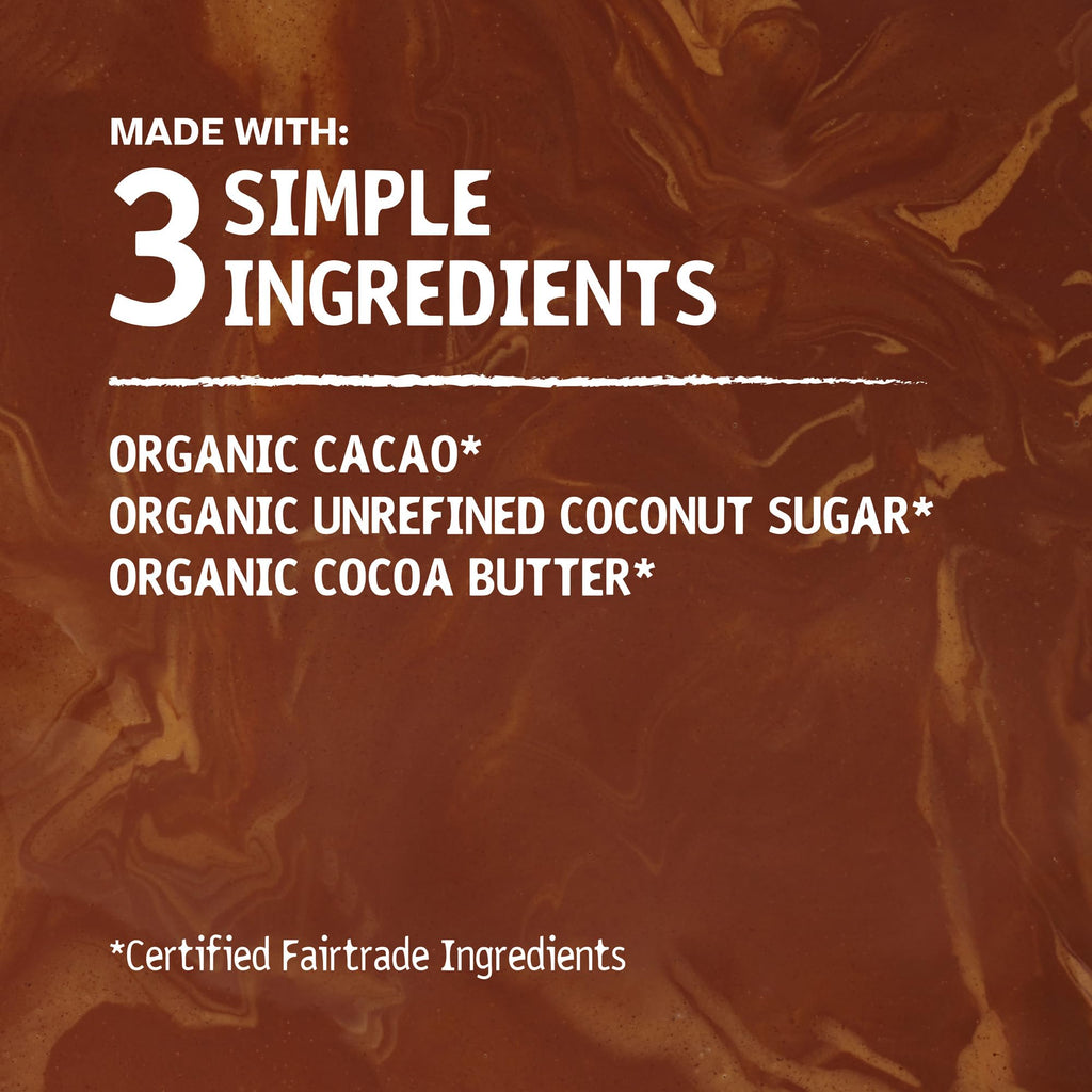 Hu Organic Dark Chocolate Baking Chips, Case of 12, 7 oz