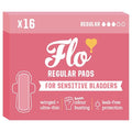 Flo Sensitive Bamboo Bladder Pads, Case of 8, 16 Count Each