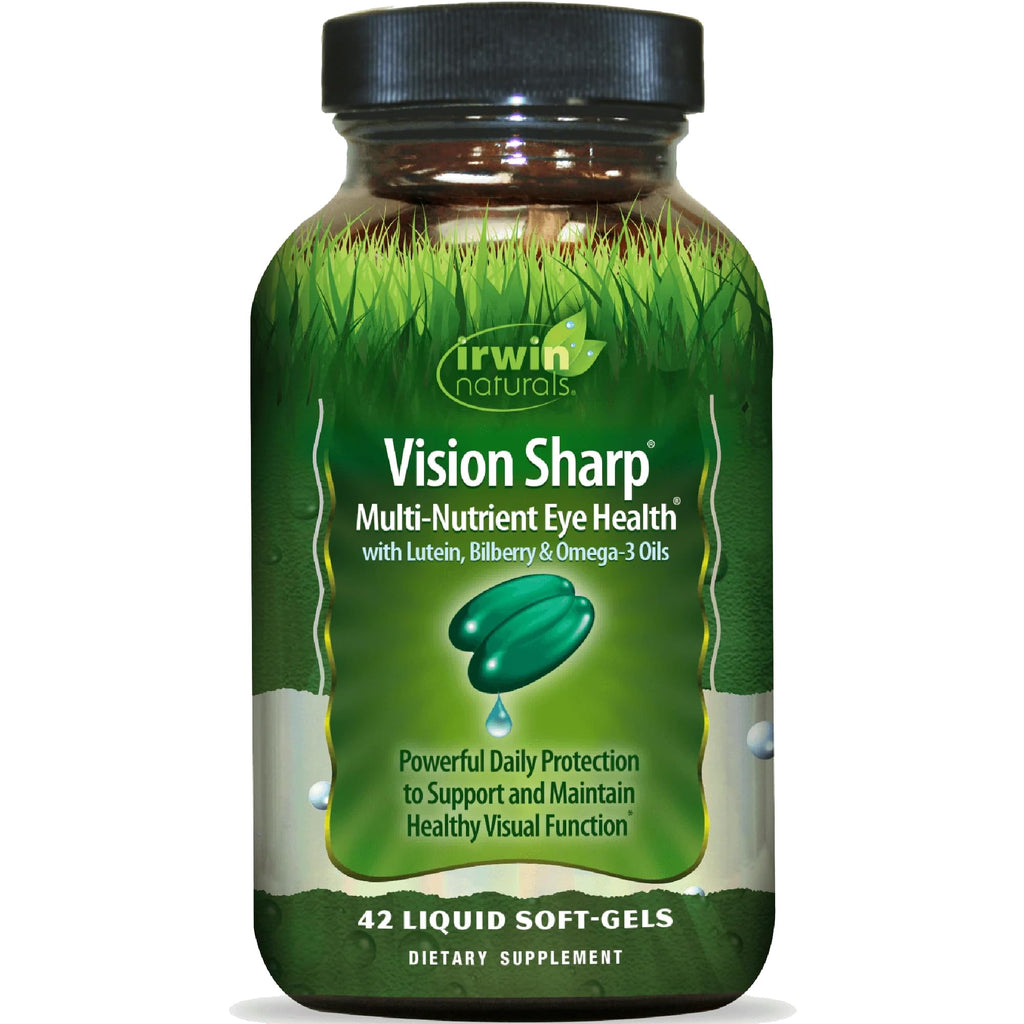 Irwin Naturals Vision Sharp Multi-Nutrient Eye Health Softgels, 42 Count