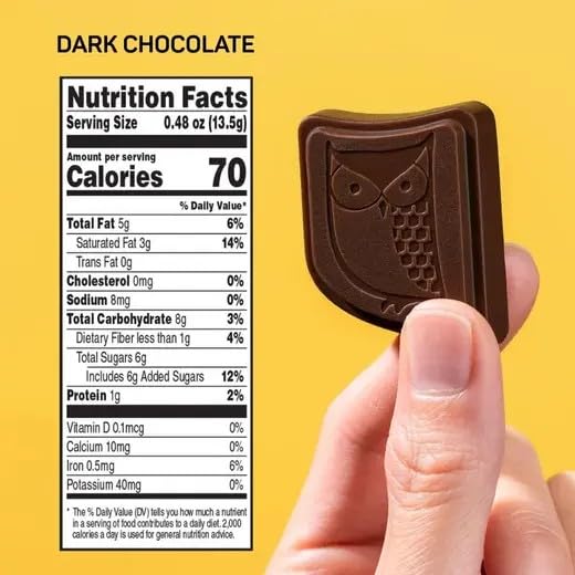 Awake Chocolate Dark Chocolate Bag, Case of 10, 3.84 Ounce Bags