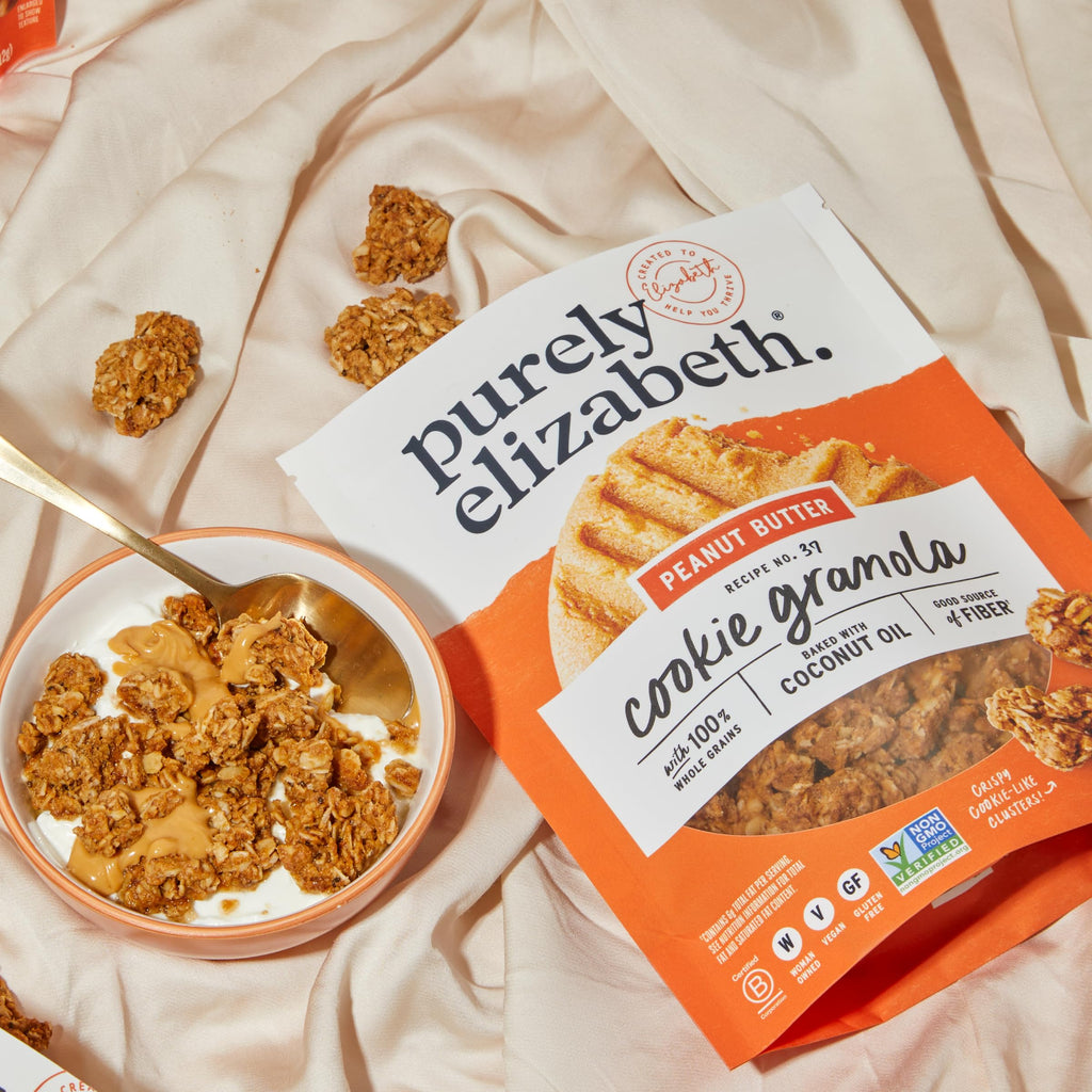 Purely Elizabeth Peanut Butter Cookie Granola, Case of 6, 11 Ounce Bags